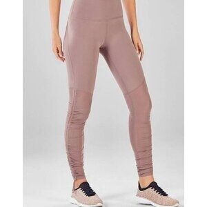 NWT Fabletics Cashel Foldover Powerform Legging  Dusty Pink L